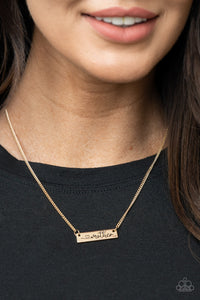 Joy Of Motherhood Gold Necklace