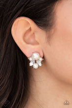 Load image into Gallery viewer, Royal Reverie White Pearl Earring
