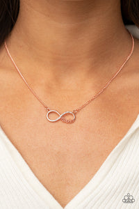 Forever Your (Mother) Copper/ White Necklace