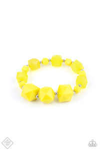 Trendsetting Tourist Yellow Bracelet