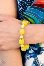 Load image into Gallery viewer, Trendsetting Tourist Yellow Bracelet
