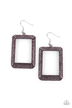 Load image into Gallery viewer, World FRAME-ous Purple Earring
