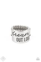 Load image into Gallery viewer, Dream Louder Silver Ring
