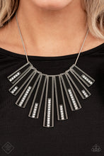 Load image into Gallery viewer, FAN-tastically Deco Black/ Purple Necklace
