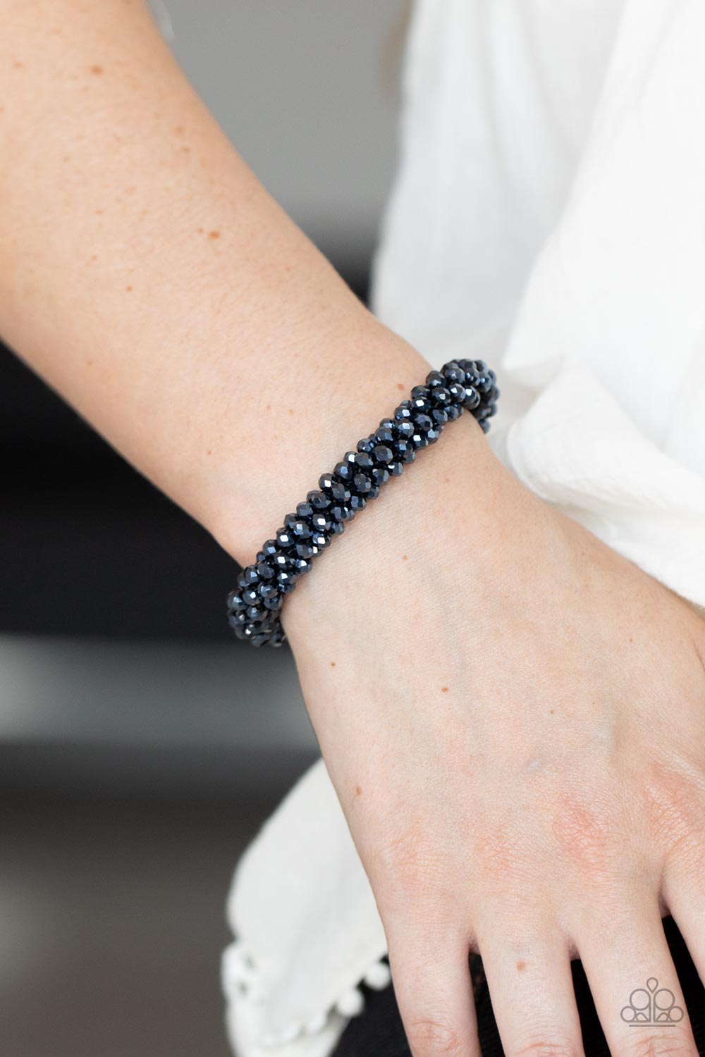 Wake Up and Sparkle Blue Bracelet