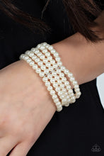 Load image into Gallery viewer, A Pearly Affair White Bracelet
