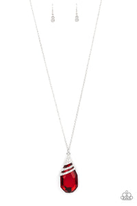 Demandingly Diva Red Necklace