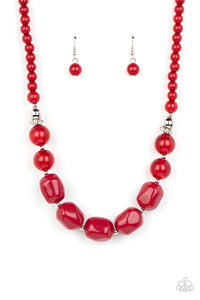 Ten Out of TENACIOUS Red Necklace