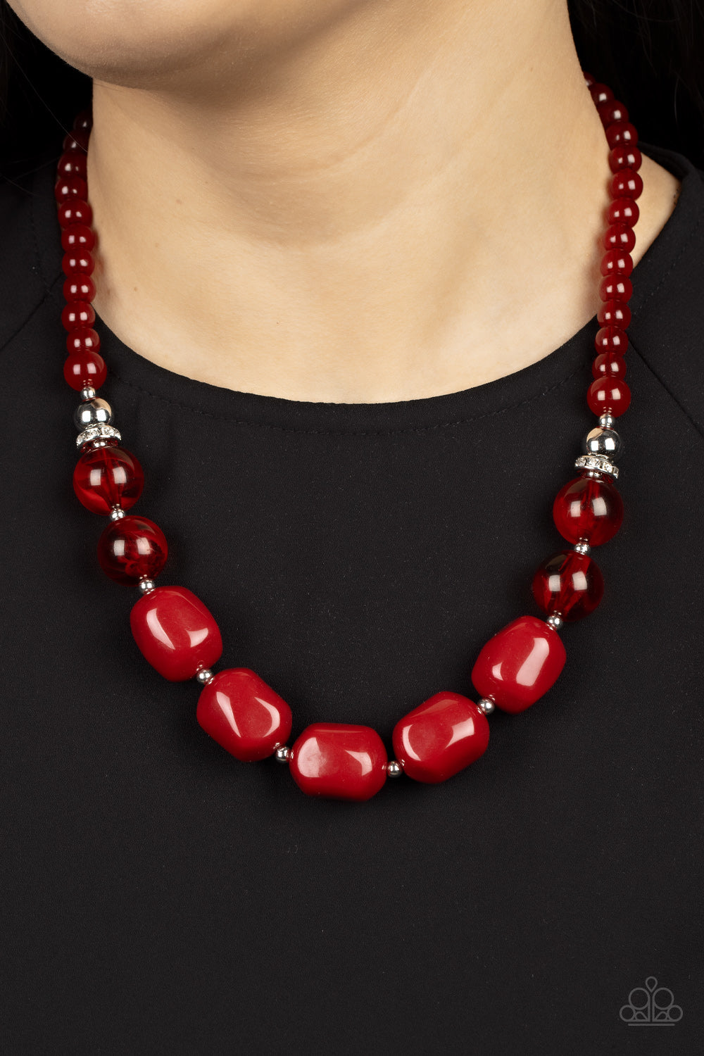 Ten Out of TENACIOUS Red Necklace