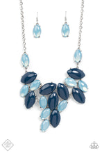 Load image into Gallery viewer, Date Night Nouveau Blue Necklace
