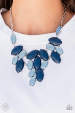 Load image into Gallery viewer, Date Night Nouveau Blue Necklace
