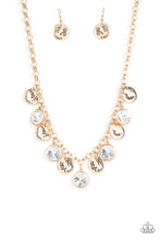 Load image into Gallery viewer, Spot On Sparkle Gold/ White Necklace
