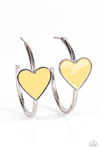 Load image into Gallery viewer, Kiss Up Pink/ Yellow Earring
