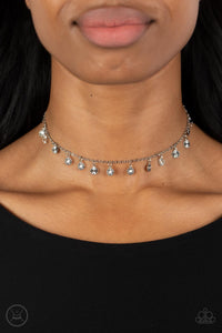 Chiming Charmer Silver Choker Necklace