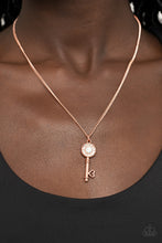 Load image into Gallery viewer, Prized Key Player Copper Necklace
