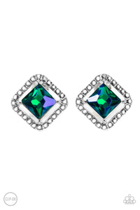 Cosmic Catwalk Green Earring