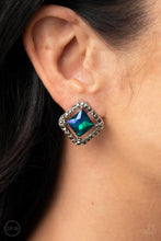 Load image into Gallery viewer, Cosmic Catwalk Green Earring
