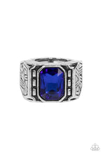 Load image into Gallery viewer, Metro Magnate Blue Mens Ring
