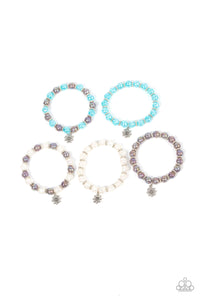 Little Misses Snowflake Charm Iridescent Bracelet