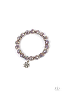 Little Misses Snowflake Charm Iridescent Bracelet