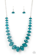 Load image into Gallery viewer, Happy-GLOW-Lucky Blue Necklace
