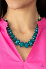 Load image into Gallery viewer, Happy-GLOW-Lucky Blue Necklace
