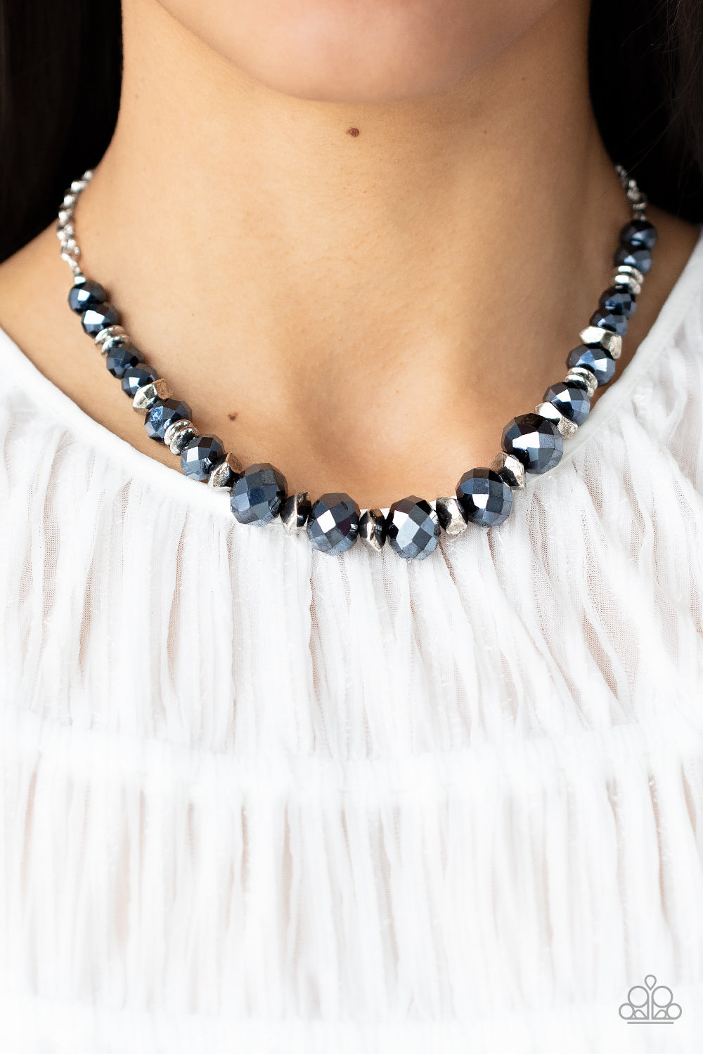 Cosmic Cadence Blue Necklace