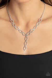 Infinitely Icy Multi/ White Necklace