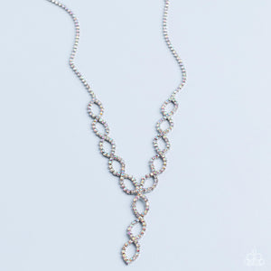 Infinitely Icy Multi/ White Necklace