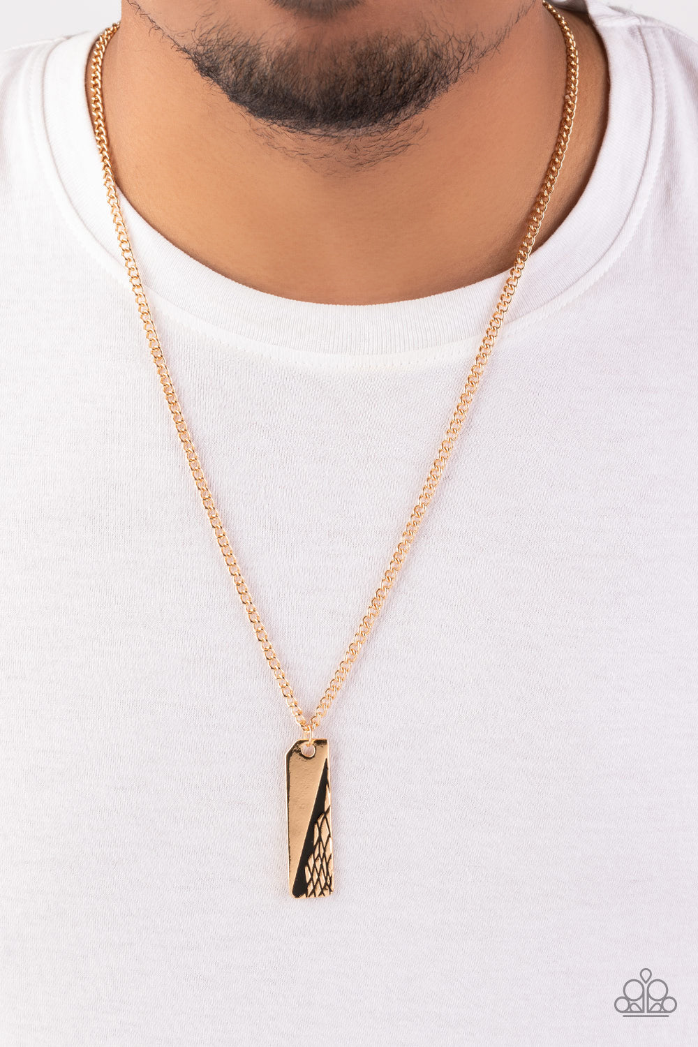 Tag Along Gold Men Necklace