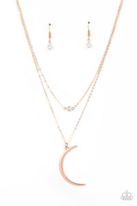 Modern Moonbeam Rose Gold Necklace