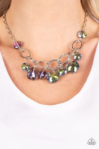 Rhinestone River Multi Necklace