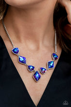 Cargar imagen en el visor de la galería, Glittering Geometrics Purple Necklace
