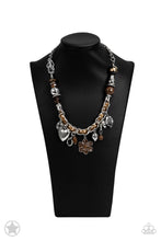 Load image into Gallery viewer, Charmed, I Am Sure Black/ Brown Necklace
