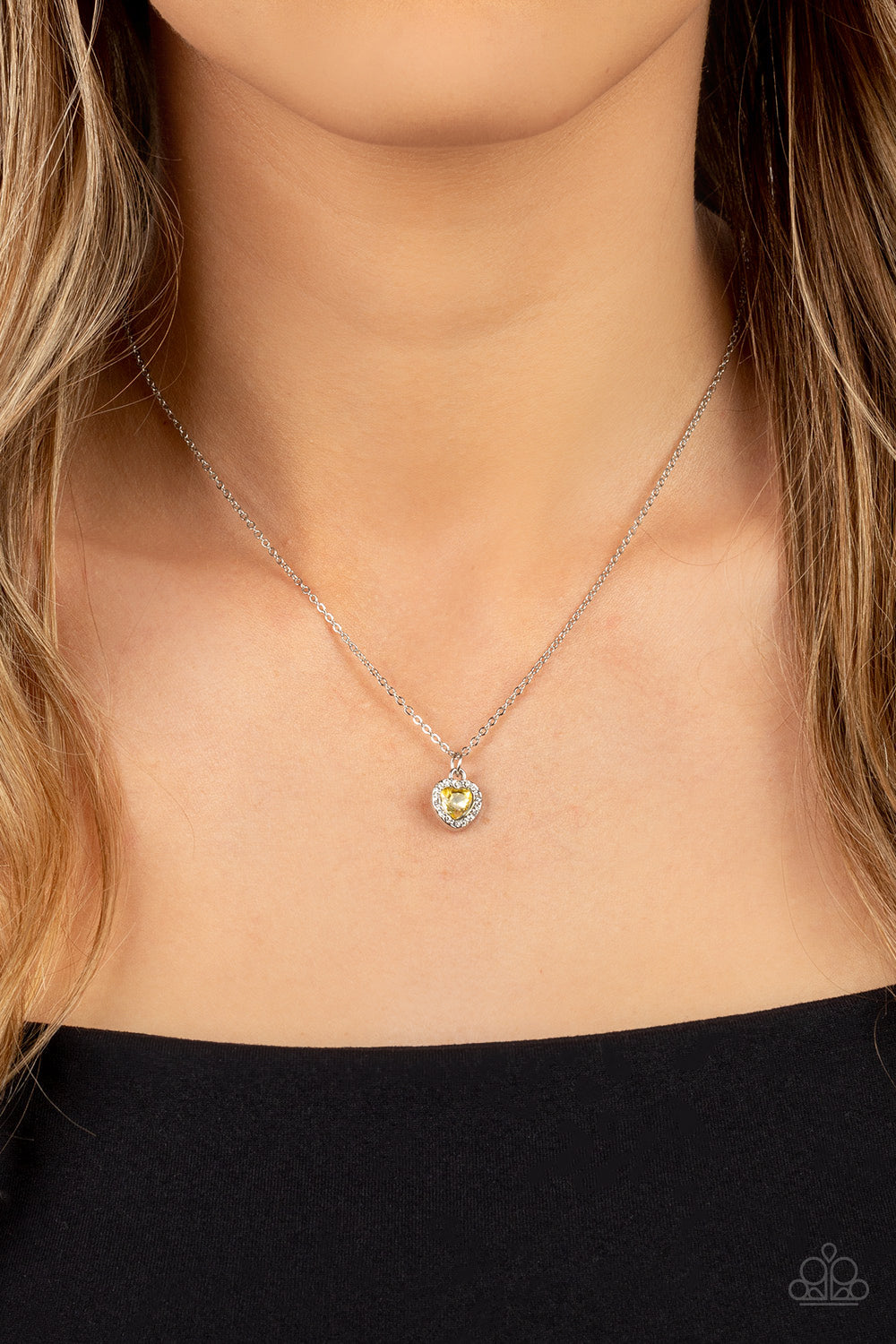 A Little Lovestruck Yellow Necklace