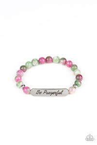 Be Prayerful Purple Bracelet