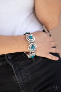 Bountiful Blossoms - Blue Bracelet