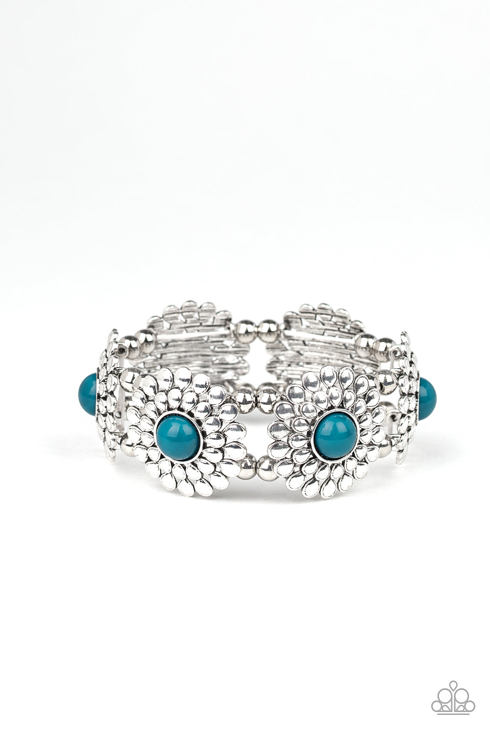 Bountiful Blossoms - Blue Bracelet