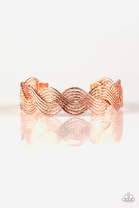 Braided Brilliance - Copper Bracelet