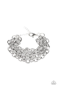 Fast Ball Silver Bracelet