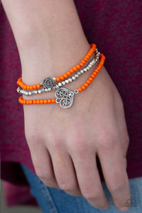 Lovers Loot Orange Bracelet