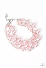 Load image into Gallery viewer, Until The End Of TIMELESS Blue/ Pink/ Silver/ White Pearl Bracelet
