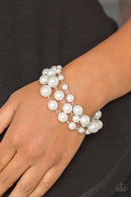 Load image into Gallery viewer, Until The End Of TIMELESS Blue/ Pink/ Silver/ White Pearl Bracelet
