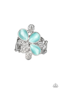 Diamond Daises Blue Ring