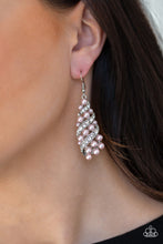 Load image into Gallery viewer, Ballroom Waltz Pink/ Silver Earring
