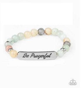 Be Prayerful Green Bracelet