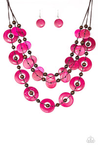 Catalina Coastin Pink/ Purple Necklace