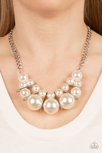 Challenge Accepted White Pearl Necklace