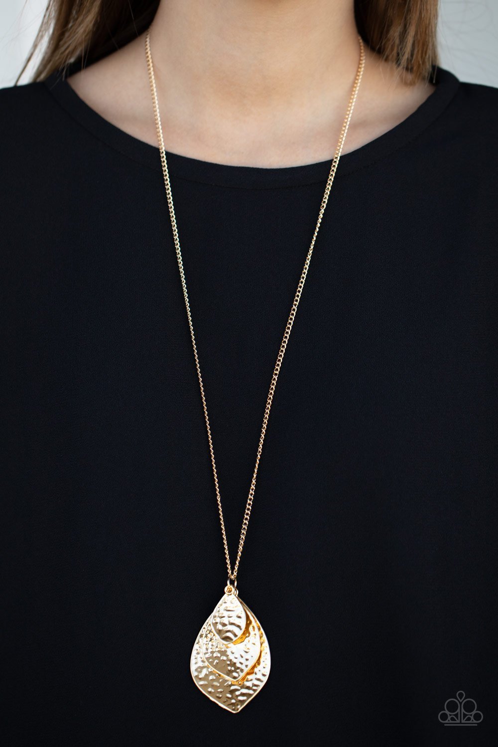 Changing Leaves Gold Necklace