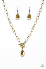 Load image into Gallery viewer, Club Sparkle Brass/ Silver Necklace
